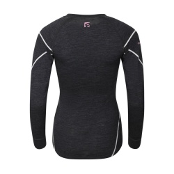 Progress MW NDRZ 170 cerny melir damske triko dlouhy rukav 100% Merino vlna 1