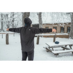 Acepac Contour Alpha grey panska sbalitelna zateplovaci bunda/vetrovka Polartec Alpha 1