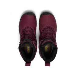 Keen Greta Boot II WP W fig/black damske zimni vyssi nepromokave boty 3