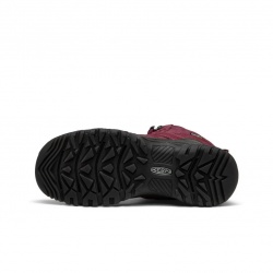 Keen Greta Boot II WP W fig/black damske zimni vyssi nepromokave boty 5