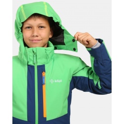 Kilpi Denver-JB zelena ZJ0101KI detska vodeodolna zimni lyzarska bunda 3