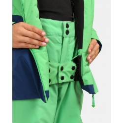 Kilpi Denver-JB zelena ZJ0101KI detska vodeodolna zimni lyzarska bunda 4