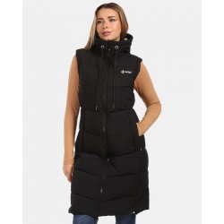 Kilpi Sali-W cerna ZL0126 damsky vodeodolny zimni kabat s odepinacimi rukavy /vesta 4