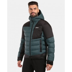 Kilpi Guus-M tmave zelena ZM0115 panska lehka zimni perova bunda Primaloft Downblend DWR