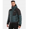 Kilpi Guus-M tmave zelena ZM0115 panska lehka zimni perova bunda Primaloft Downblend DWR