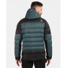 Kilpi Guus-M tmave zelena ZM0115 panska lehka zimni perova bunda Primaloft Downblend DWR1