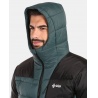 Kilpi Guus-M tmave zelena ZM0115 panska lehka zimni perova bunda Primaloft Downblend DWR3