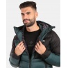 Kilpi Guus-M tmave zelena ZM0115 panska lehka zimni perova bunda Primaloft Downblend DWR4