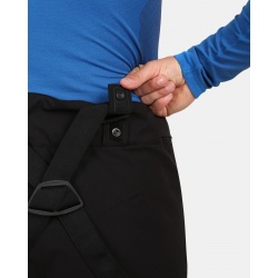 Kilpi Methone-M cerna ZM0405KIBLK panske nepromokave zimni lyzarske kalhoty 2