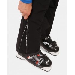 Kilpi Methone-M cerna ZM0405KIBLK panske nepromokave zimni lyzarske kalhoty 3