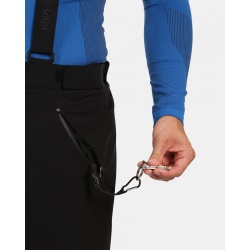 Kilpi Methone-M cerna ZM0405KIBLK panske nepromokave zimni lyzarske kalhoty 4