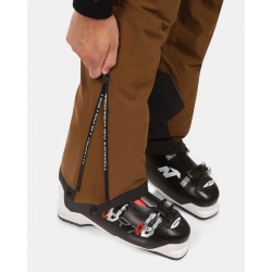 Kilpi Methone-M hneda ZM0405KIBRN panske nepromokave zimni lyzarske kalhoty 6