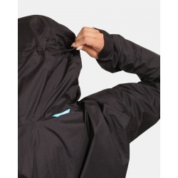 Kilpi Hurricane-W cerna ZL0102 damska lehka nepromokava bunda 5