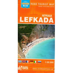 ORAMA Lefkada 1:55 000 turistická mapa