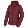 Husky Dreeser L dark bordo damska lehka perova bunda do mesta i do prirody DWR