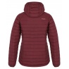 Husky Dreeser L dark bordo damska lehka perova bunda do mesta i do prirody DWR 1
