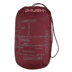 Husky Dreeser L dark bordo damska lehka perova bunda do mesta i do prirody DWR 3