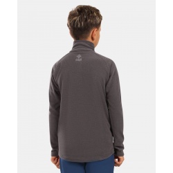 Kilpi Almeri-J tmave seda ZJ0204KI detska juniorska fleecova sportovni mikina Opti-heat 1