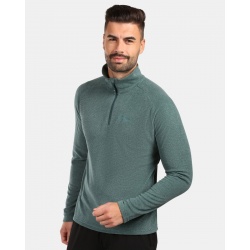 Kilpi Almeri-M zelena ZM0209KIGRN panska fleecova sportovni mikina kratky zip