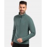 Kilpi Almeri-M zelena ZM0209KIGRN panska fleecova sportovni mikina kratky zip