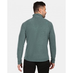 Kilpi Almeri-M zelena ZM0209KIGRN panska fleecova sportovni mikina kratky zip 1