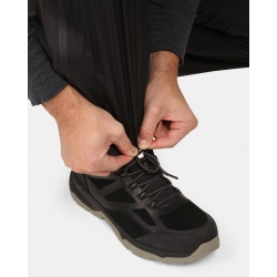 Kilpi Alpin-M cerna ZM0413KIBLK panske lehke sbalitelne nepromokave kalhoty 3