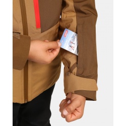 Kilpi Denver-JB hneda ZJ0101KI detska vodeodolna zimni lyzarska bunda 2