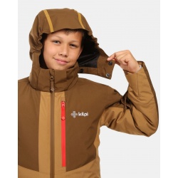Kilpi Denver-JB hneda ZJ0101KI detska vodeodolna zimni lyzarska bunda 3
