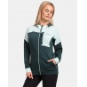 Kilpi Memphis-W tmave zelena VL0201KIDGN damska funkcni sportovni mikina s kapuci