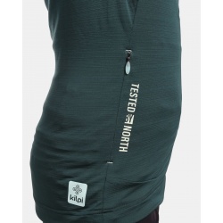 Kilpi Memphis-W tmave zelena VL0201KIDGN damska funkcni sportovni mikina s kapuci 2