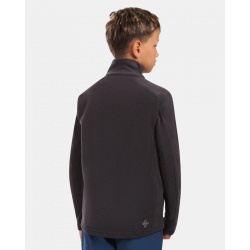 Kilpi Glamer-J cerna ZJ0203KI detska juniorska fleecova sportovni mikina Opti-heat 1