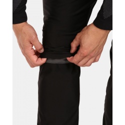 Kilpi Norwel-M cerna UM0424KI panske elasticke kalhoty mirne zateplene na bezky beh kolo 3