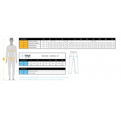 _Kilpi Norwel-M cerna ZM0416KI panske elasticke kalhoty mirne zateplene na bezky zmereno