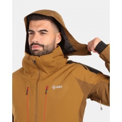 Kilpi Turnau-M hneda ZM0110 panska nepromokava zimni lyzarska bunda 4