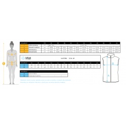 _Kilpi Soil-W cerna VL0113KIBLK damska vodeodolna softshellova vesta zmereno