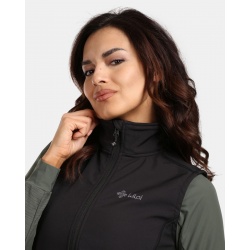 Kilpi Soil-W cerna VL0113KIBLK damska vodeodolna softshellova vesta 3