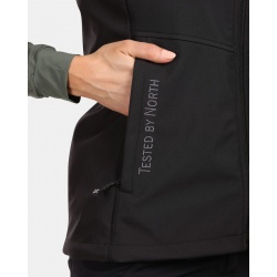 Kilpi Soil-W cerna VL0113KIBLK damska vodeodolna softshellova vesta 4