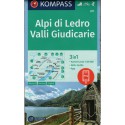 Kompass 071 Alpi di Ledro, Valli Giudicarie 1:35 000 turistická mapa