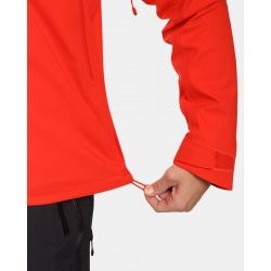 Kilpi Trinity-M cervena ZM0102 panska lehka nepromokava outdoorova hardshell bunda 2