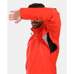 Kilpi Trinity-M cervena ZM0102 panska lehka nepromokava outdoorova hardshell bunda 4