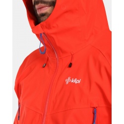 Kilpi Trinity-M cervena ZM0102 panska lehka nepromokava outdoorova hardshell bunda 7