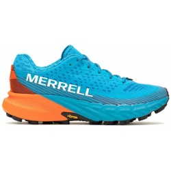 Merrell Agility Peak 5 W tahoe/tangerine J068086 damske nizke prodysne bezecke boty