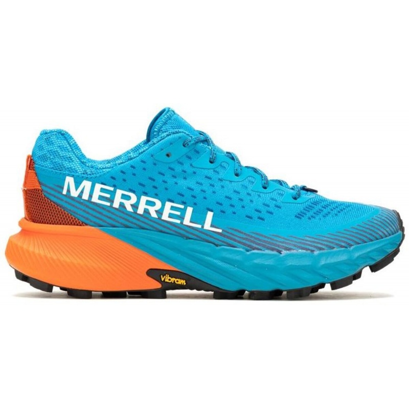 Merrell Agility Peak 5 W tahoe/tangerine J068086 damske nizke prodysne bezecke boty