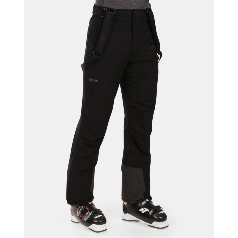 Kilpi Mimas-M cerna ZM0406KIBLK panske vodeodolne zimni lyzarske kalhoty