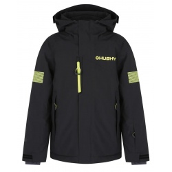 Husky Gonzal K black detska rostouci nepromokava zimni lyzarska bunda 2