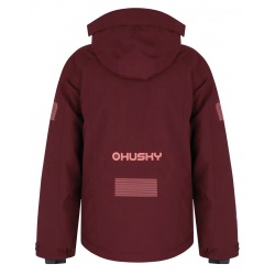 Husky Gonzal K vinova (dark bordo) detska rostouci nepromokava zimni lyzarska bunda 1