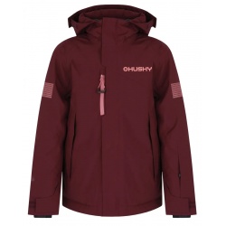 Husky Gonzal K vinova (dark bordo) detska rostouci nepromokava zimni lyzarska bunda 2