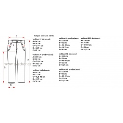 _Acepac Montace pants black (cerna) turisticke outdoorove kalhoty s paskem zmereno