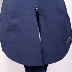 Progress Florence tm modra damsky softshellovy vodeodolny vetruodolny kabat delsi bunda 6