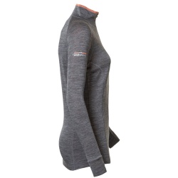 Progres MB TRZZ sedy melir merunkova damsky termo rolak zip dlouhy rukav bambus merino 3